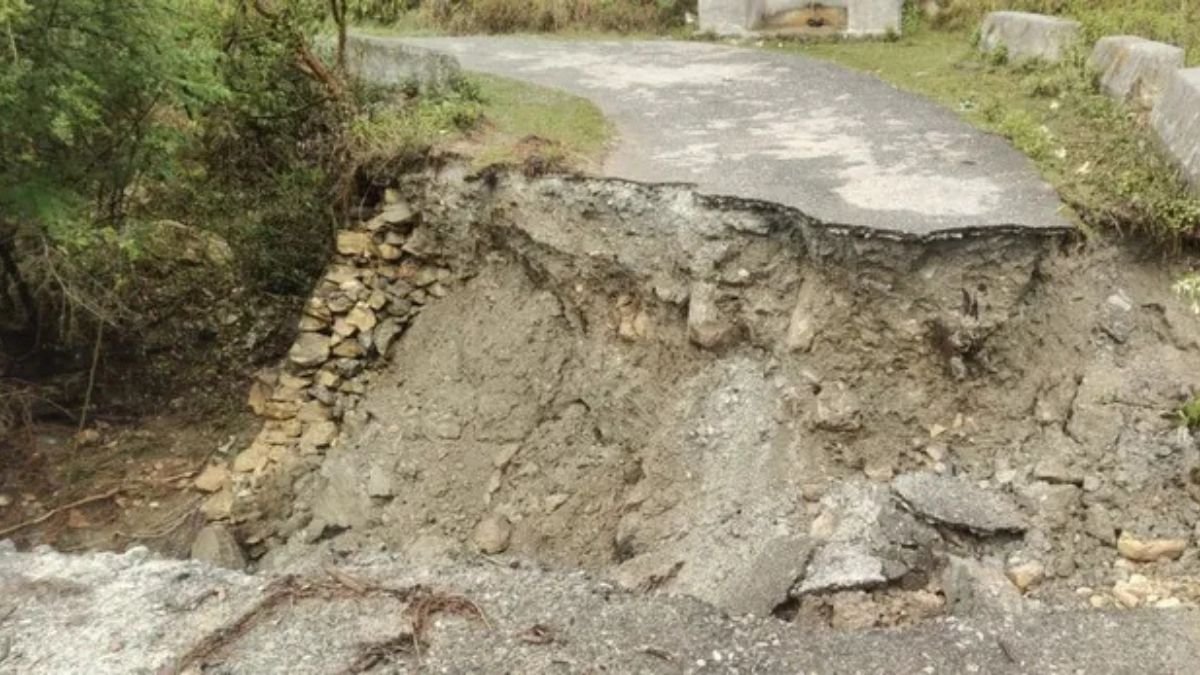 Bageshwar road collapse